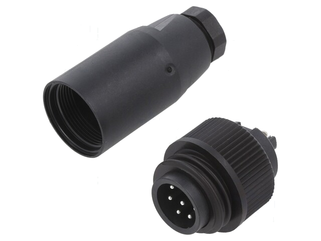Connector: rond; stekker; 692,693,RD24; mannelijk; PIN: 7; 10A; IP67 Connector: rond; stekker; 692,693,RD24; mannelijk; PIN: 7; 10A; IP67